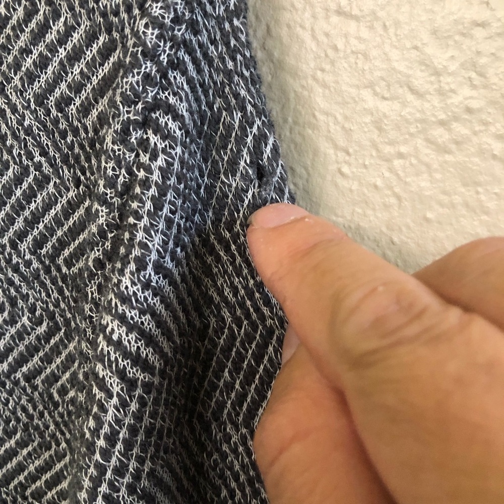 Faherty Men’s Herringbone French Terry Beach Hoodie in Granite Size L - Picture 14 of 14